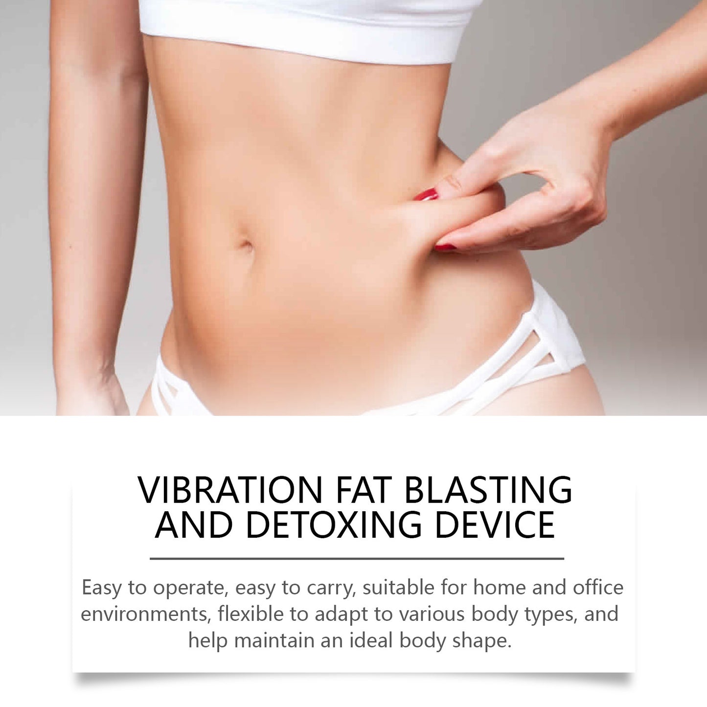 EOHOE Convenient Vibrating Body Device Body Fit Comfortable Massage Cushion Shows Off Light Body Massager