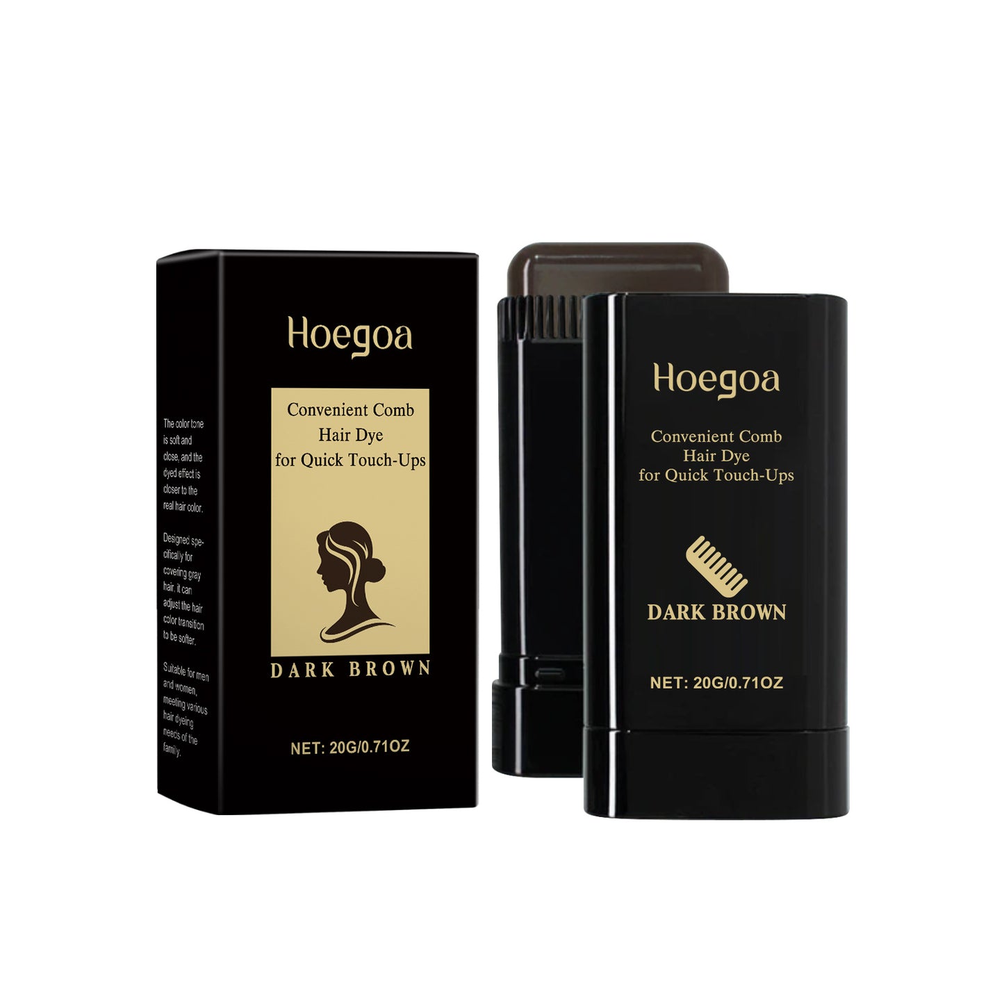 Hoegoa Hair Hair Hair Color Temporary Hair Hair Stick Is A Naturally Gentle And Non-irritating Pigmentation Hairdresser