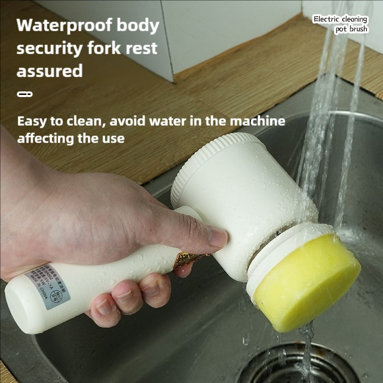 The Electric Cleaning Brush Is Equipped With A Variety Of Brush Heads, Which Can Be Flexibly Switched For Different Scenarios Such As Kitchens And Bathrooms To Meet Diverse Cleaning Needs