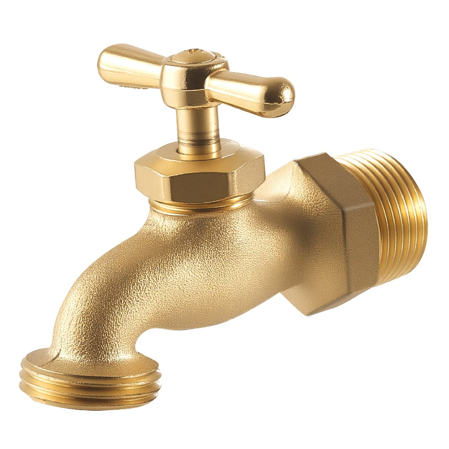 Hose Bibb Connection Brass Outdoor Water Faucet Spigot