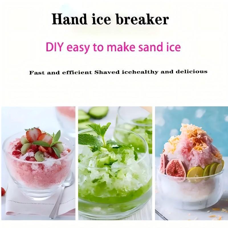 The Ultimate Shaved Ice Maker - Compact Design For Fruity Syrups And Refreshing Treats - Ideal For Summer Parties And BBQs - Kitchen Supplies