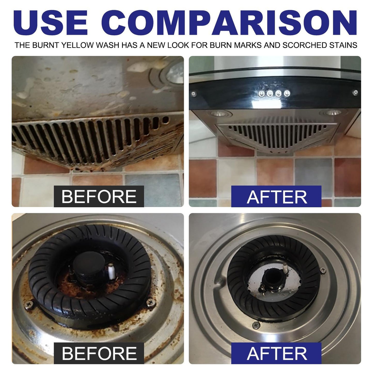 Jueyu Stainless Steel Cleaning Paste, Strong Kitchen Decontamination, Pot Rust Removal, Pot Bottom And Stove Top Black Scale Cleaning