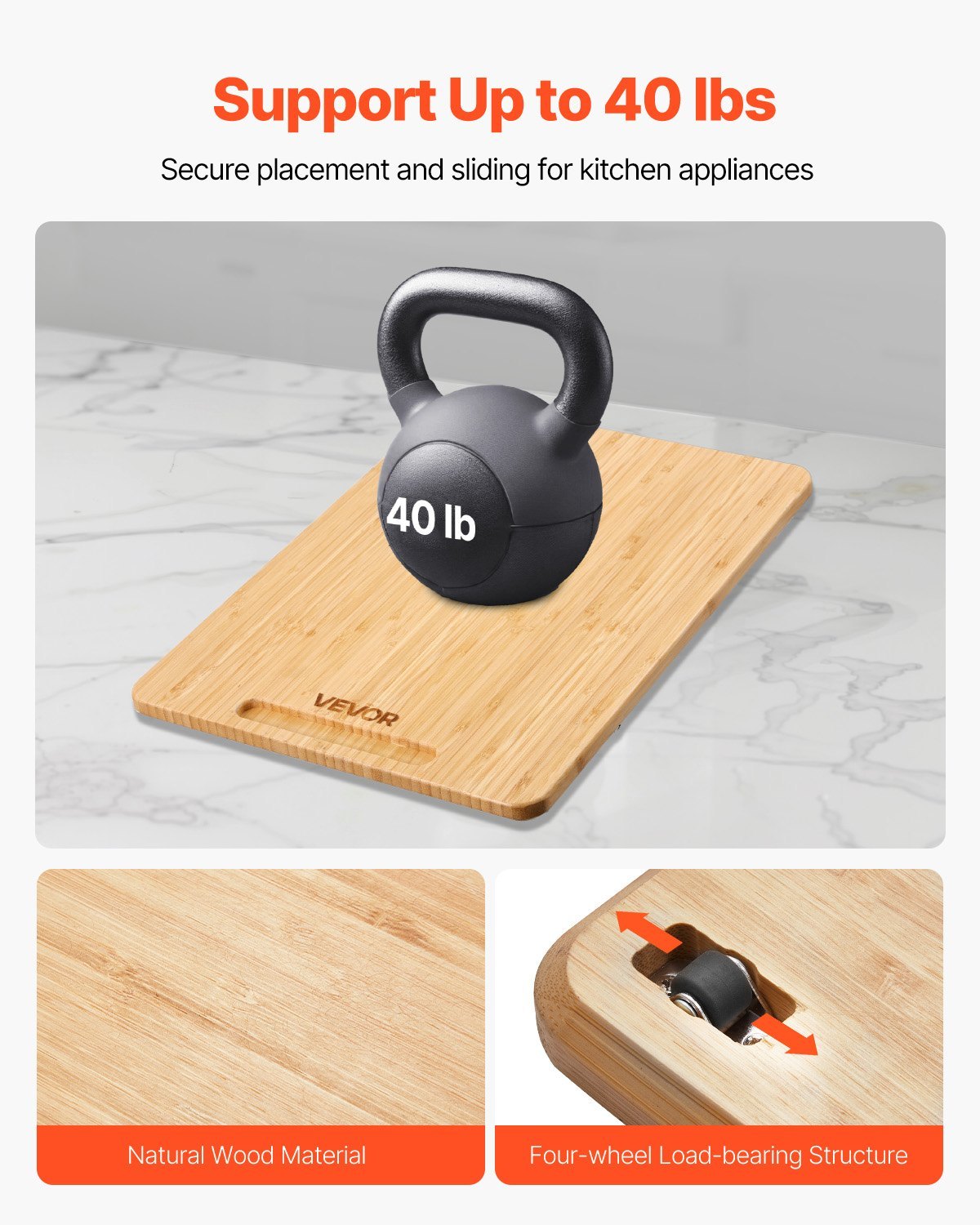 Appliance Slider 14 X 9.5 In Sliding Tray For Kitchen Countertop