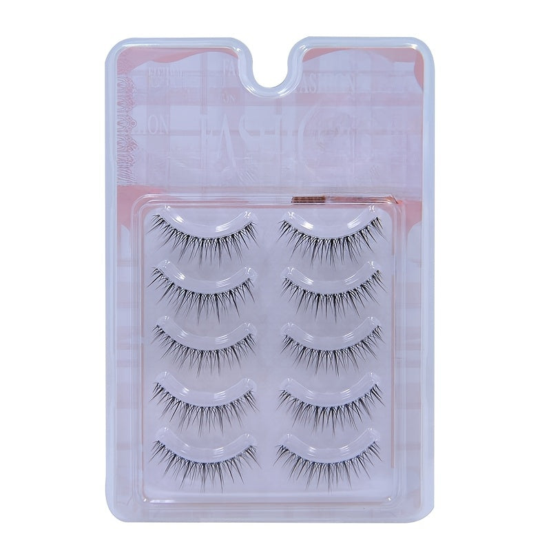 AB15 Hair Flu Thick False Eyelashes Comic Eye Very Thin Natural Stem Curl Feeling