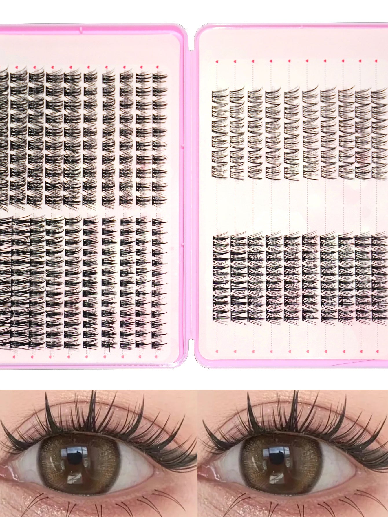 A Multi-style Hybrid False Eyelash Extension Set, The False Eyelashes Are Easy To Wear And Apply, Creating The Perfect Eye Makeup False Eyelashes
