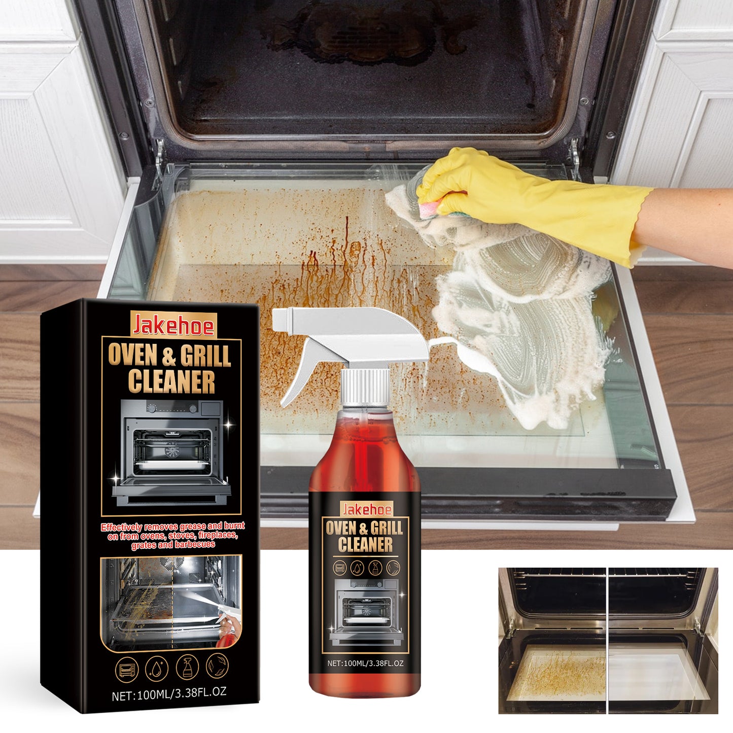 Oven Grill Specific Cleaning And Deodorizing Agent