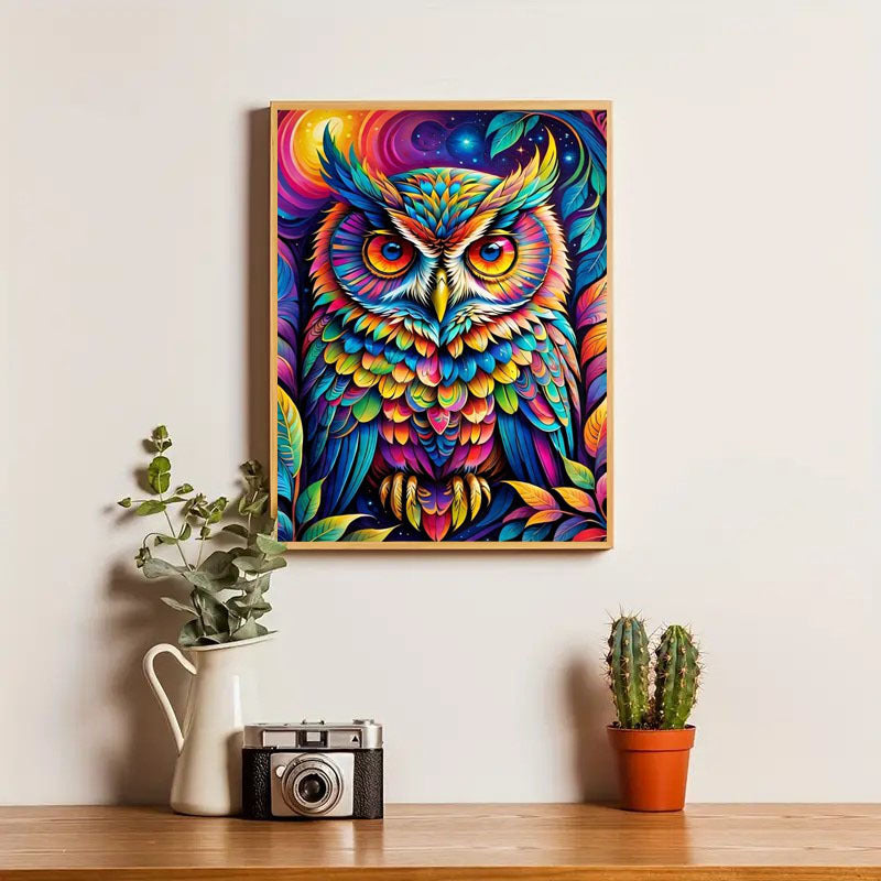 5DDIY Diamond Painting Set - Full Diamond Round Water Diamond Art, Sparkling Mosaic Handmade Home Decoration, Including Durable Canvas And Tools