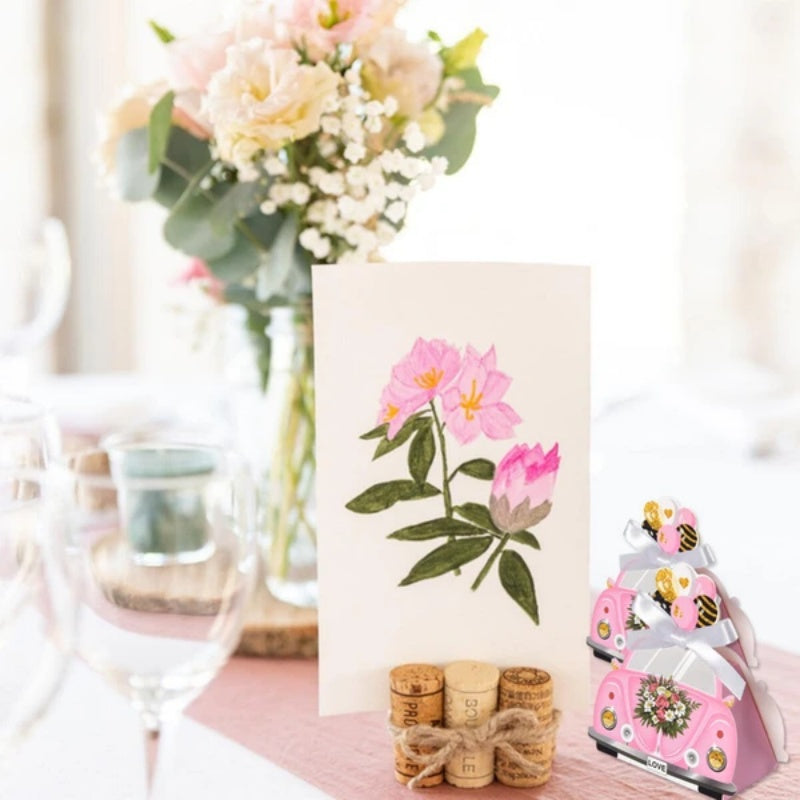 20 Pcs Wedding Party Favor Treat Boxes Unique Wedding Car Design Gift Box