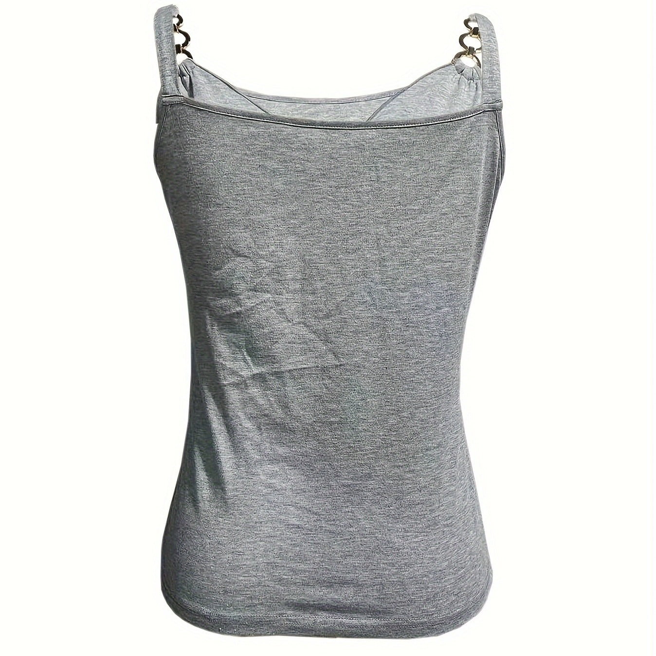 Ladies' Solid Color Fabric Twisted And Pleated Decorative Design, Metal Buckle Shoulder Strap, Casual Style Sling