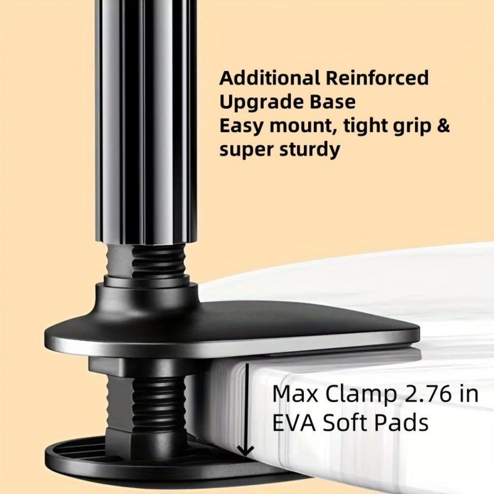 Updated Gooseneck Tablet Holder Stand For Bed 39.4inch Adjustable Flexible Arm Tablets Mount Clamp On Table