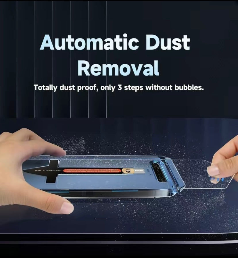 2 Pack For Phone 14, 15 Plus, Pro, Pro Max Matte Screen Protector Glass, HD Clear, Anti Glare, Anti Fingerprint, Shatterproof Sensitive Touch Quick Installation