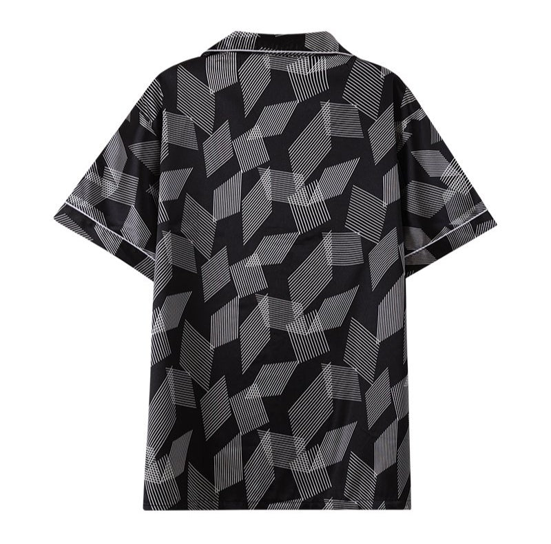 Men S Ice Silk Double Short Suit