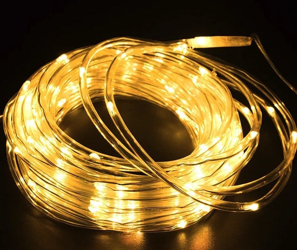 33FT LED Strip Rope Light Tube String Outdoor Garden Party Decoration Lights