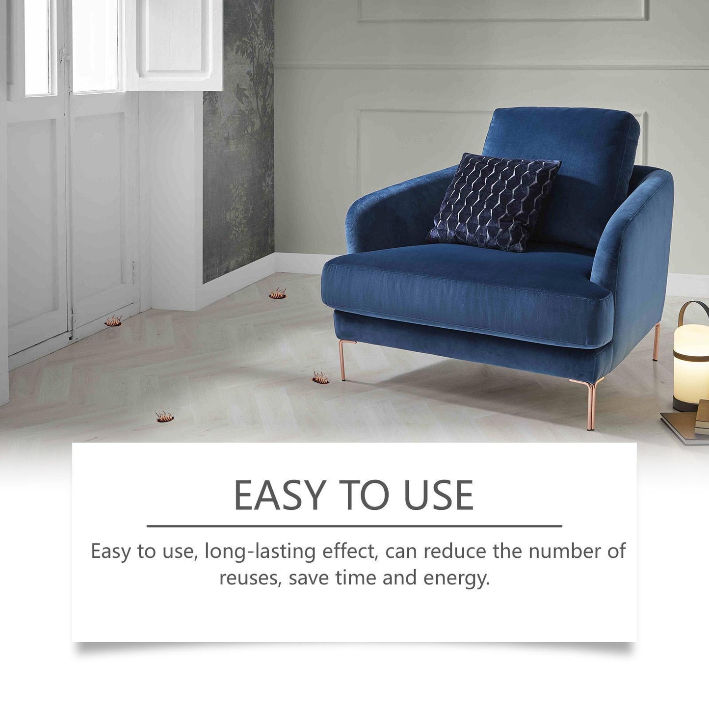 Jueying Cockroach Bait Station Household Indoor Living Room Kitchen Bedroom Cockroach Medicine