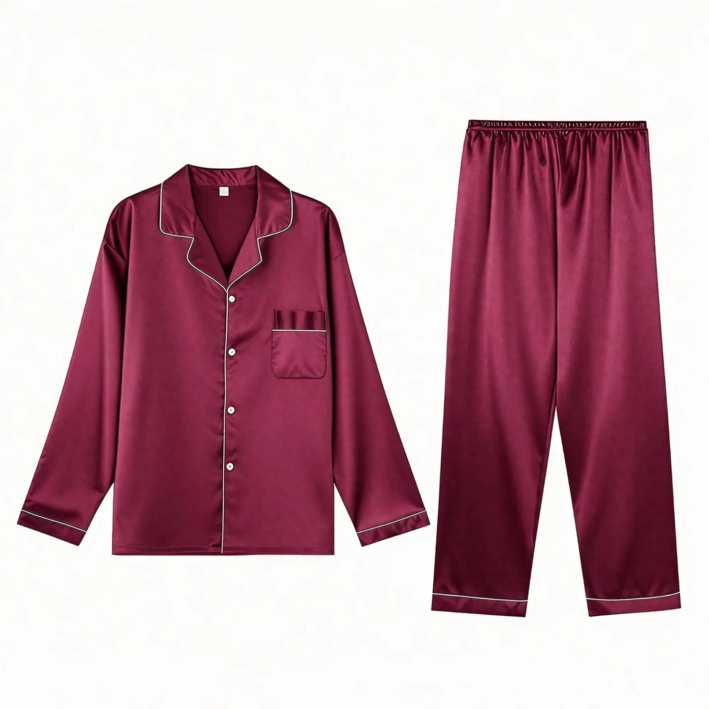 Ice Silk Men's Pajama Set