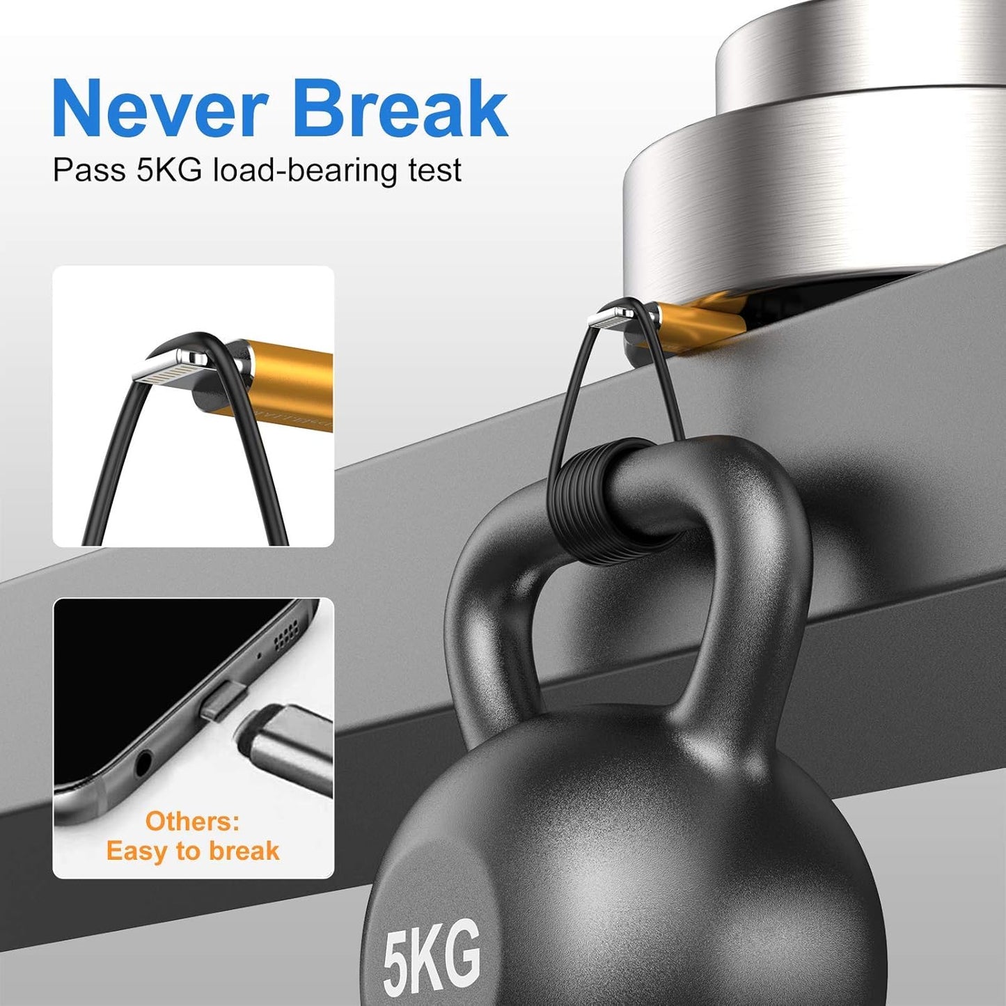 3Pack iPhone Charger Cable 6ft,MFI Certified Lightning Cable Long 6 Foot Charging Cord for Apple iPhone 14 13 12 11 Pro X XS Max XR/8 Plus/7 Plus/6/6s Plus/5s /5c/iPad mini Air (Gold)