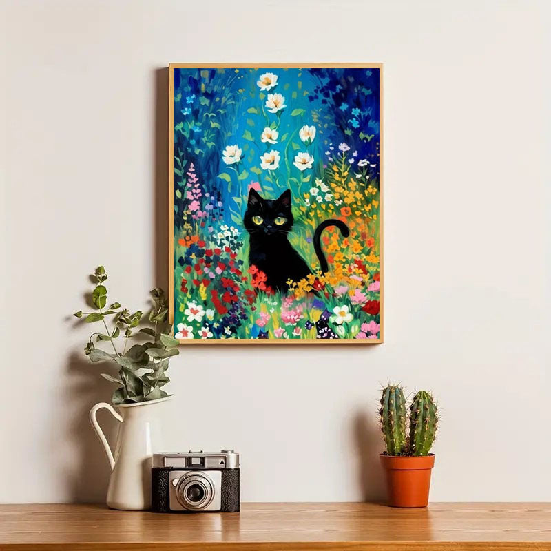 5DDIY Diamond Painting Set - Full Diamond Round Water Diamond Art, Sparkling Mosaic Handmade Home Decoration, Including Durable Canvas And Tools