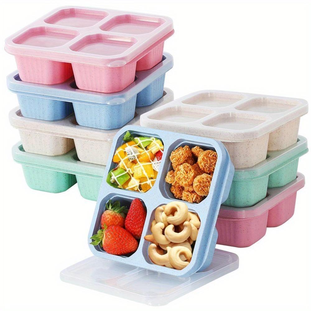 Portable Four-compartment Environmentally Friendly Daily Use Lunch Box