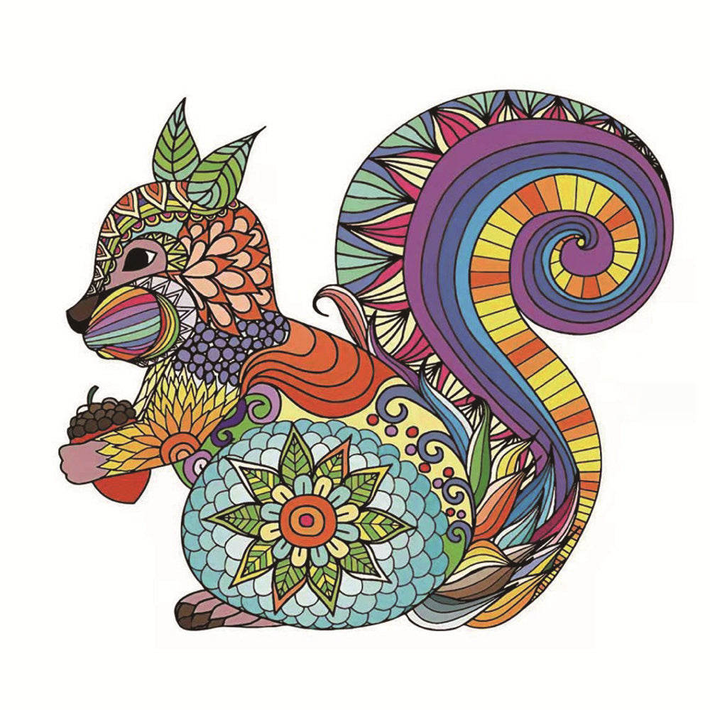 Each Piece Is Animal Shaped Christmas Gift Colorful Elephant Turtle Wooden Jigsaw Puzzles