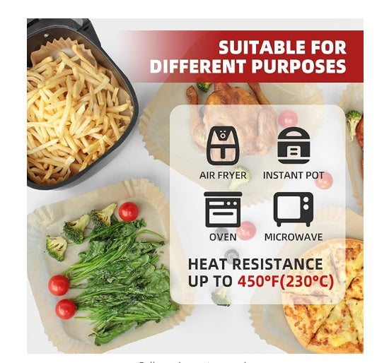 Disposable Air Fryer Paper - Square