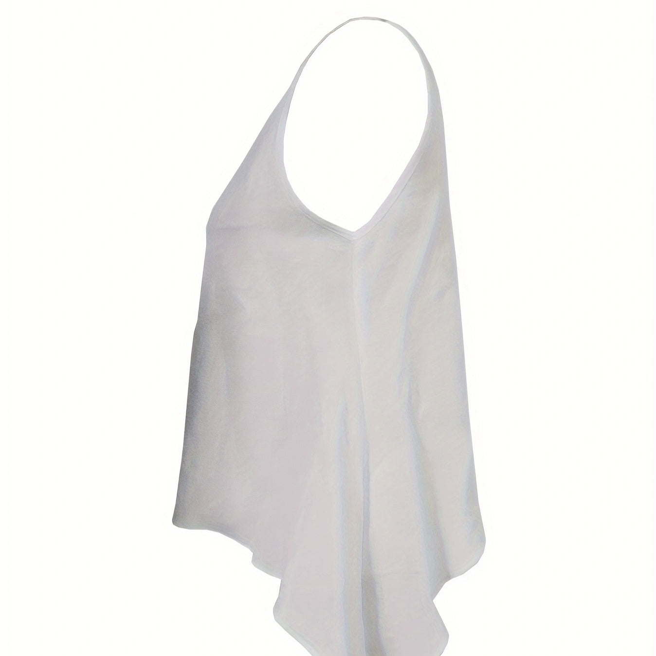 Women's Solid Color Sleeveless Casual Irregular Vest Top