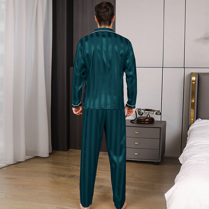 Ice Silk Men's Pajama Set