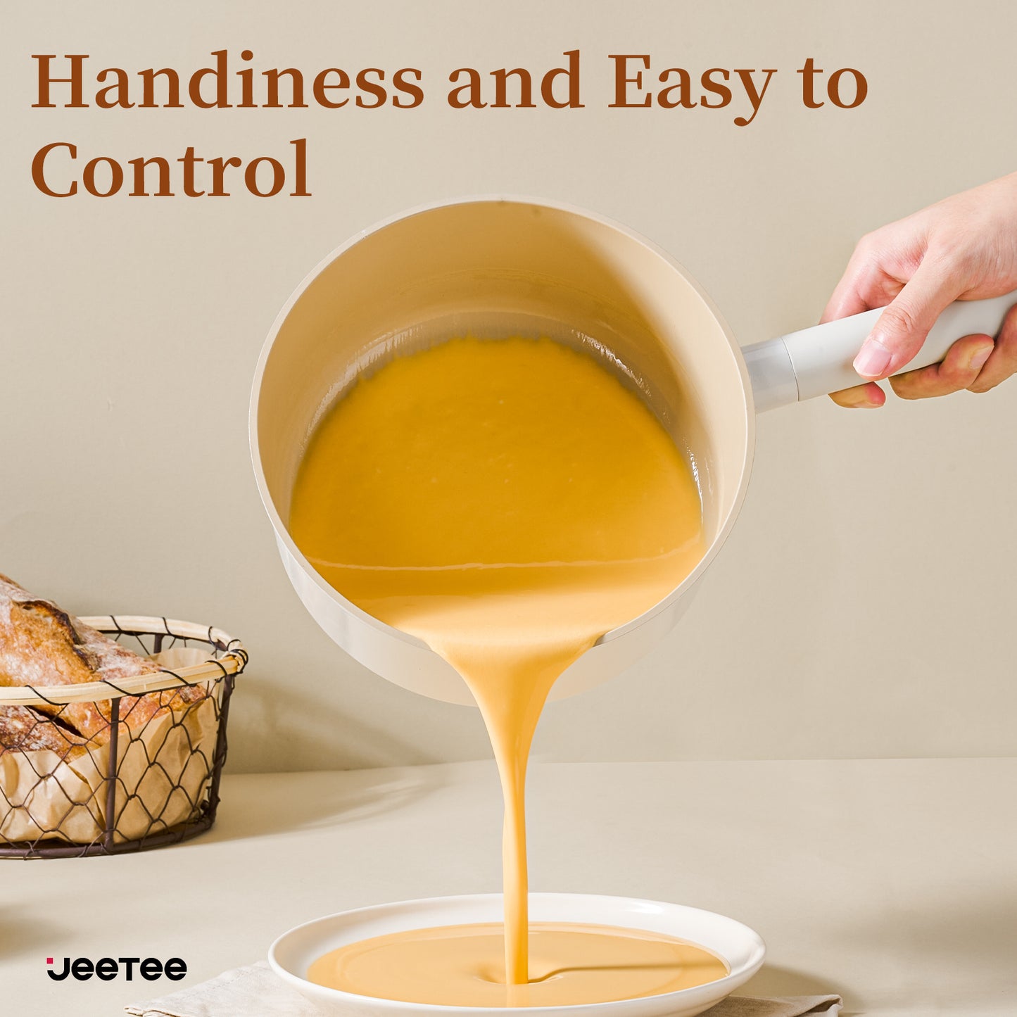 2 Piece Set 6.3 Inch,7.87 Inch ,1.5 QT,3 QT, Aluminum Mini Pots With Detachable Handles And Glass Lids ,Free Of PFOA,PFOS, Dishwasher Safe, Compatible With Gas,Electric Ceramic Cooktops