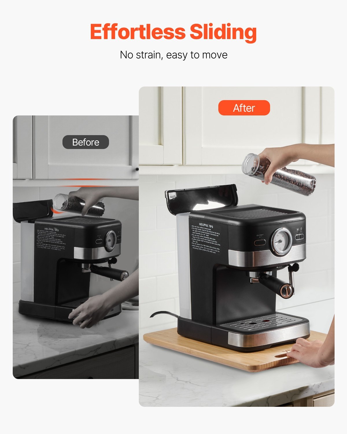 Appliance Slider 16 X 12 In Sliding Tray For Kitchen Countertop