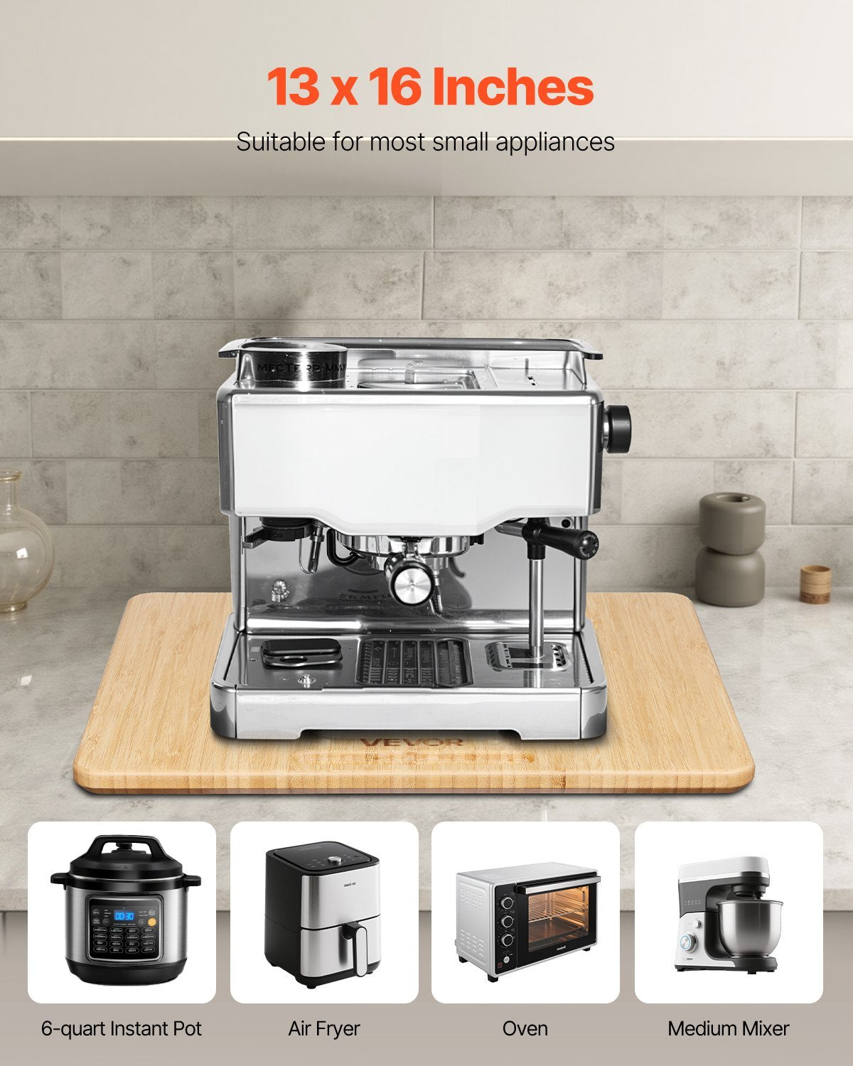 Appliance Slider 13 X 16 In Sliding Tray For Kitchen Countertop