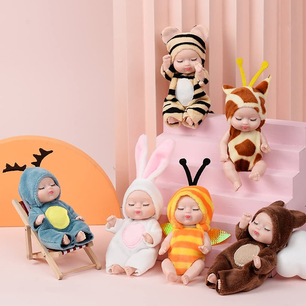 6pcs Princess Doll Gift Box, Perfect Birthday And Holiday Gift, Christmas , Halloween Gift For Girls