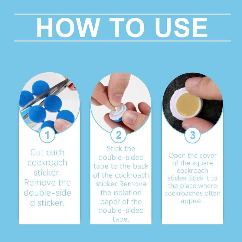 One Year No Cockroaches Home Cockroach Bait Sticker