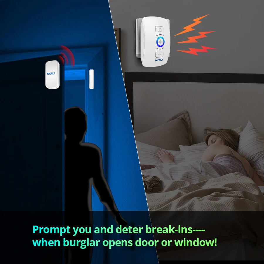 SafeChime™ Wireless Door Alert 🚪🔔