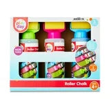 Play Day Roller Chalk, 3 Pieces, Children Ages 3+, Powder Chalk, Just Add Water