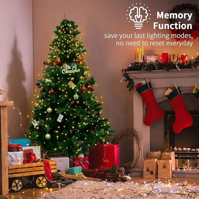 TwinkleFall™ Waterproof Holiday Light Ring