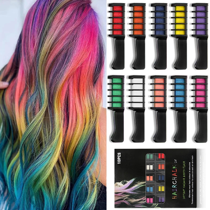 ColorSplash™ Temporary Hair Chalk 🎨💁♀️