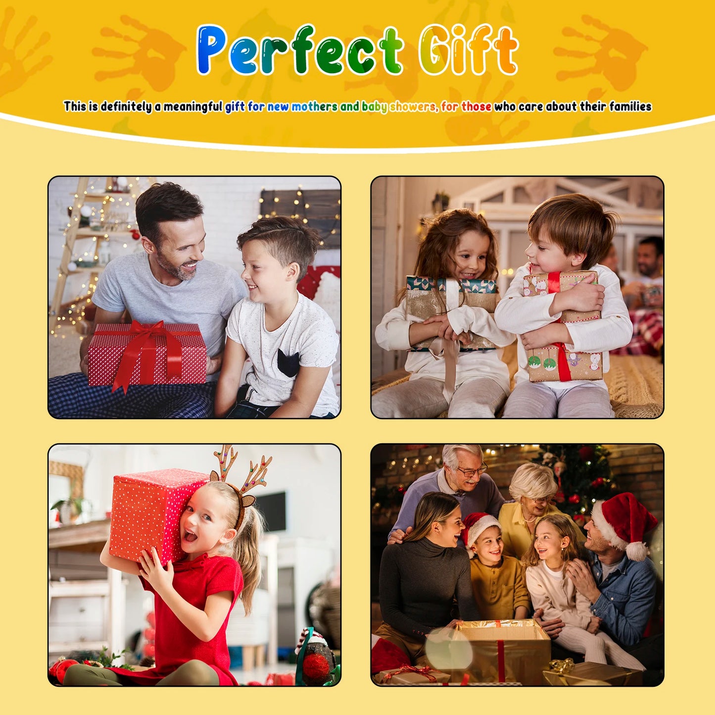 FamilyTouch™ DIY Handprint Frame 🖐️❤️