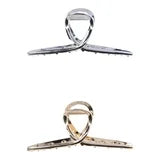 Time and Tru Women’s Loop Claw Hair Clip, 2-Pack