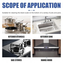 100ML Box Kitchen Grease Cleaner, Oil Cleaning Foam Cleaner, Smoke And Kitchen Utensils Decontamination Agent, Fresh Smell