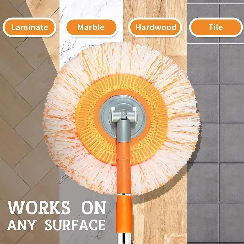 Discover The Ultimate Cleaning Tool, The Sunflower Mop, Adjustable Up To 175cm