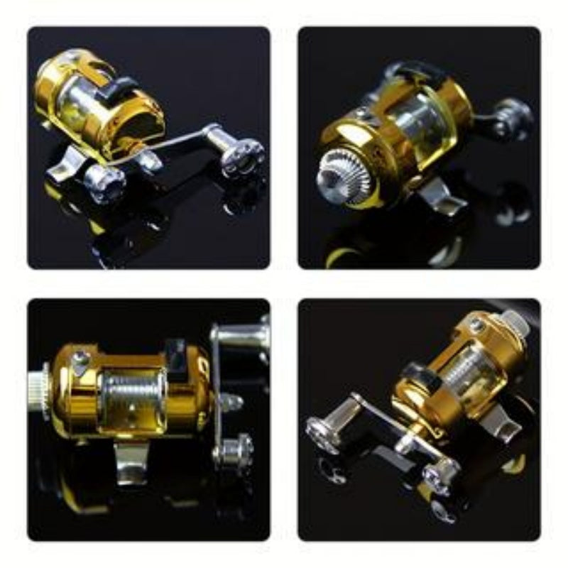 Metal Bass 2 Sets Of High-end Aluminum Alloy Pocket Size Pen Style Fishing Rod Compact, Portable And Ultra Light, Perfect Gift For Ice Raft Bridge Travel Fishing Enthusiasts And Beginners