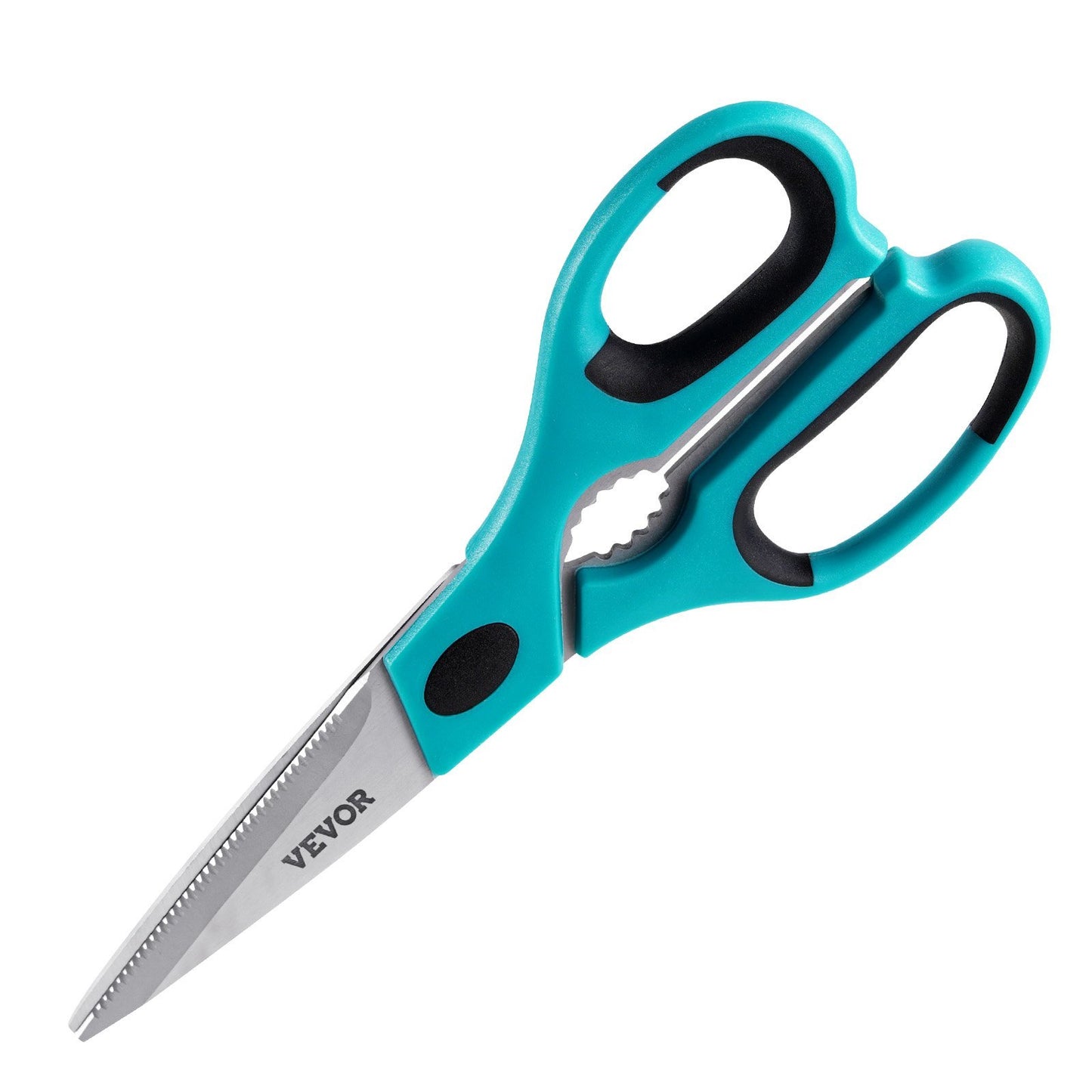 Kitchen Scissors 2 Pack Stainless Steel Kitchen Cooking Shears Cyan Grey