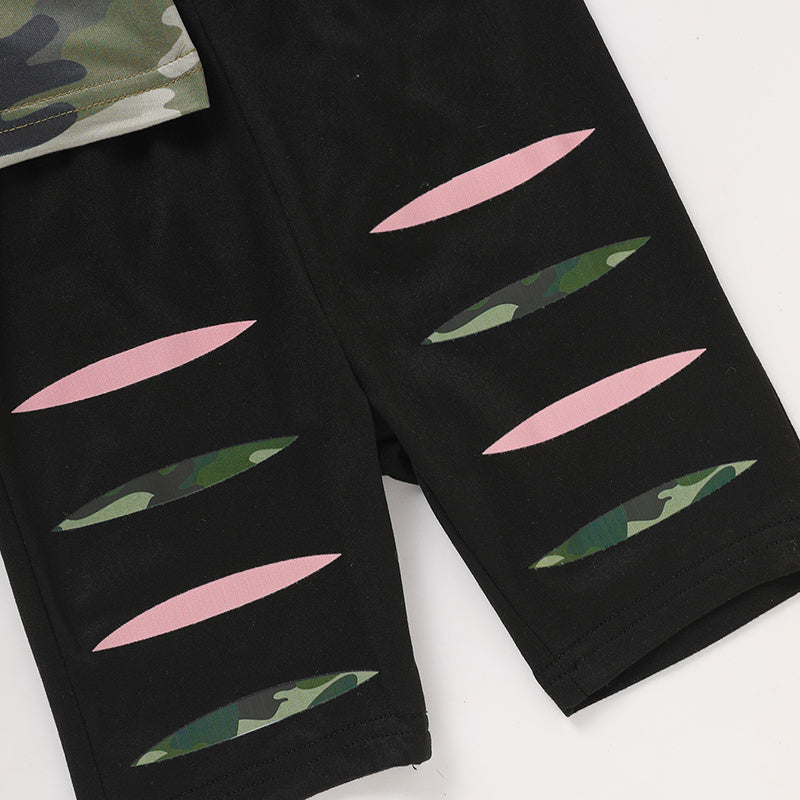 Toddler Girl 'Daddy's Girl' Father's Day Outfit Cute Letter Print Top & Coordinating Pants Set