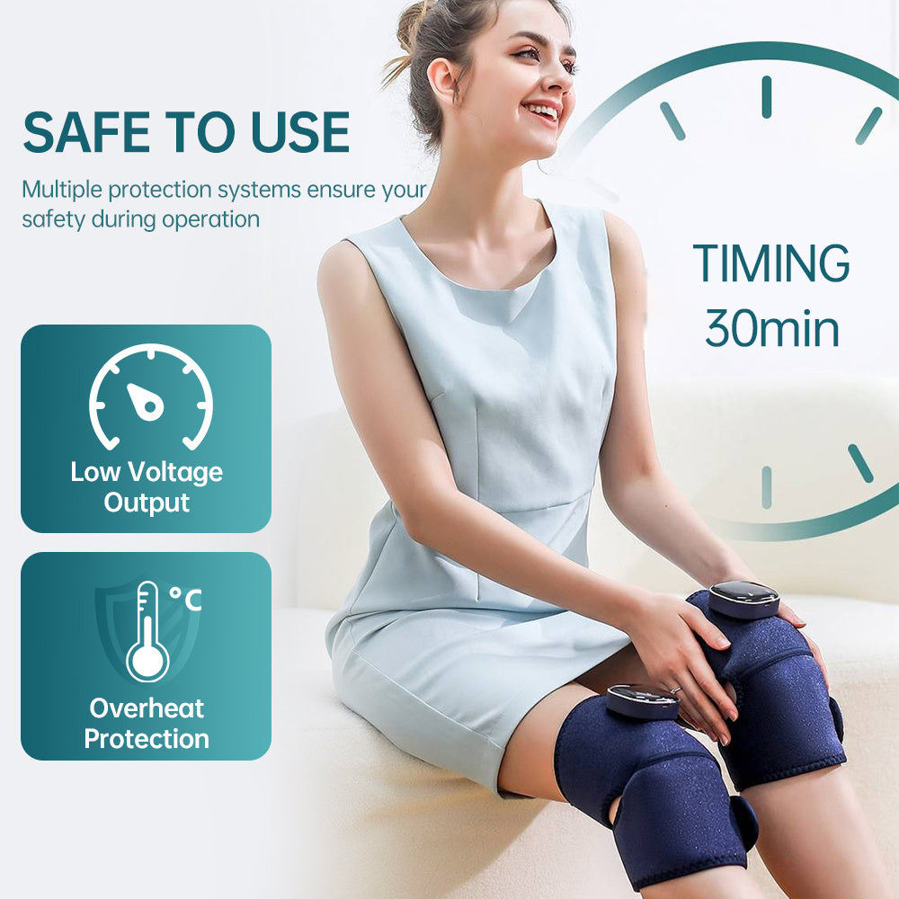 Trending Smart Knee Massager With Heat 3 Vibration Modes & Type-C Fast Charging