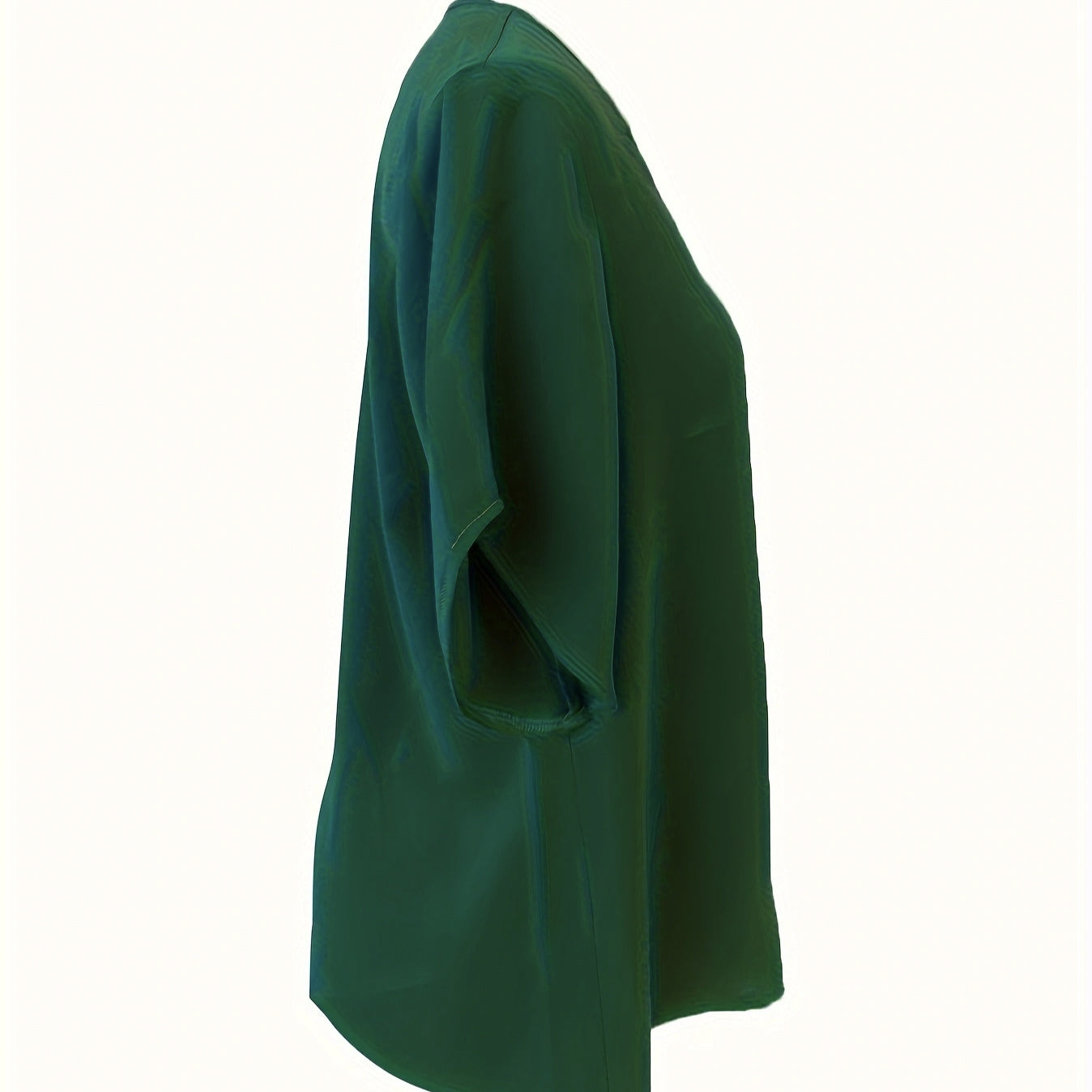 Women's V-neck Solid Color Casual Round Neck Summer Shirt T-shirt