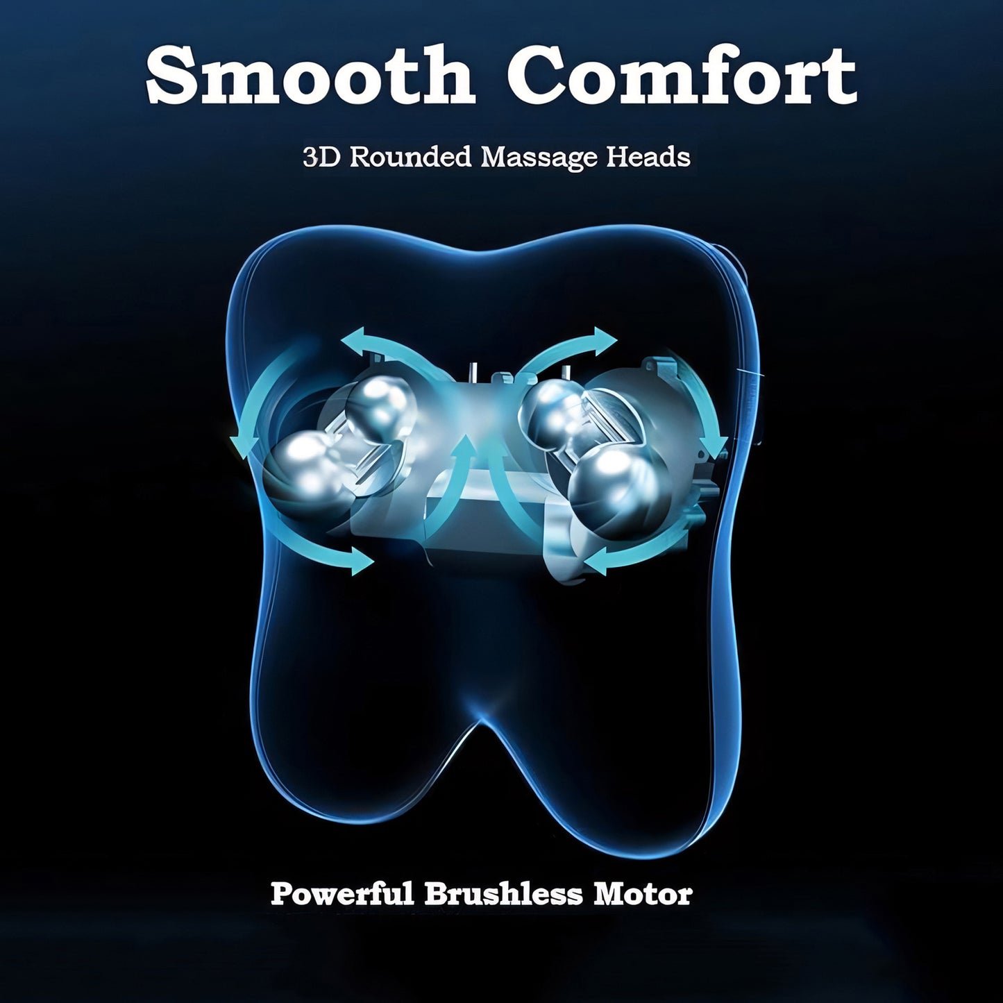 Neck And Back Deep Acupressure Massager Full Body Massage Pillow Ideal Gift