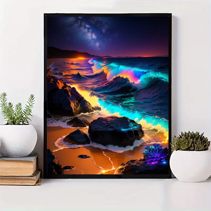 5DDIY Diamond Painting Set Full Diamond Round Water Diamond Art