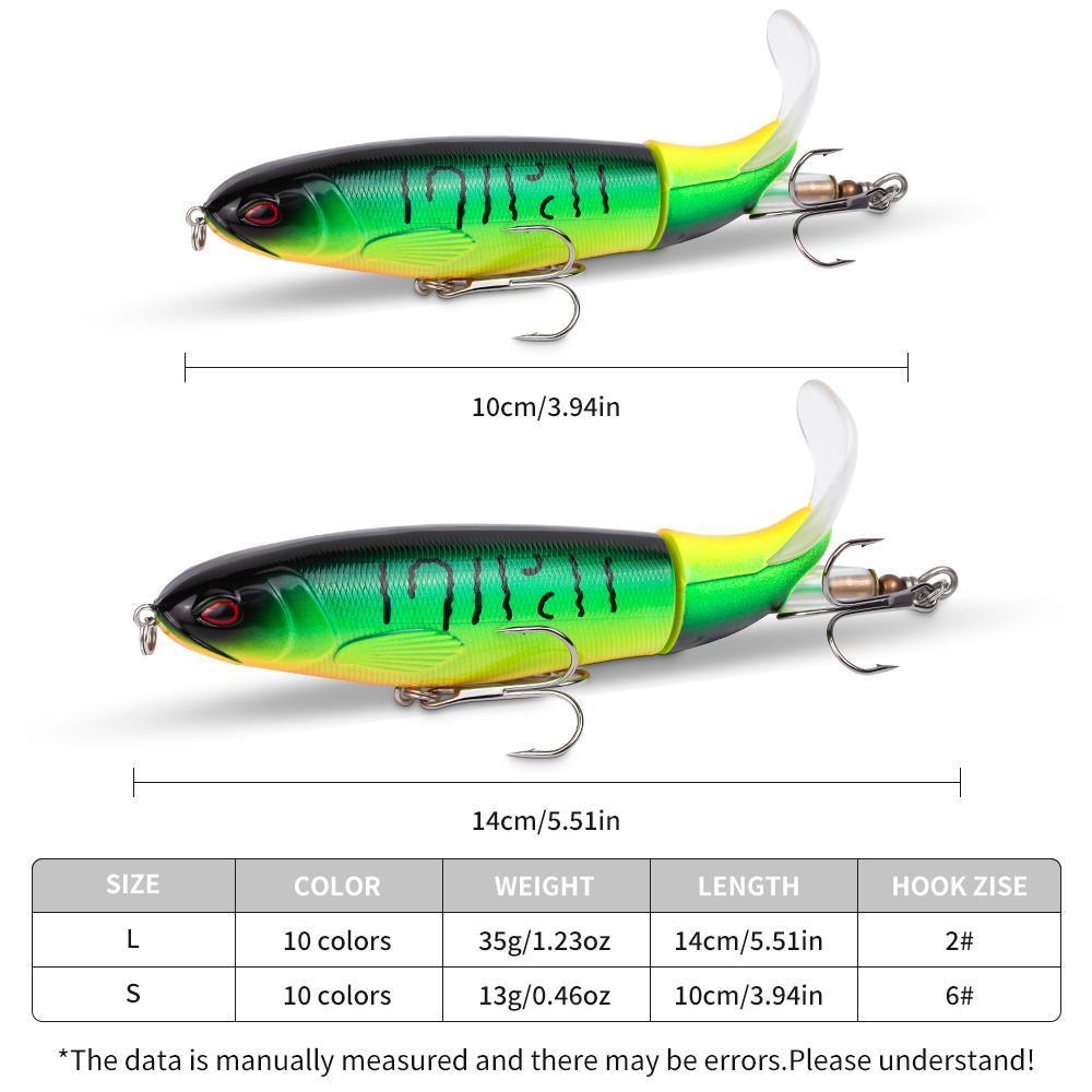 5-piece Set 13g 10cm Top Pencil Spinning Tail Hard Bait Freshwater Sea Bass Trout Lure