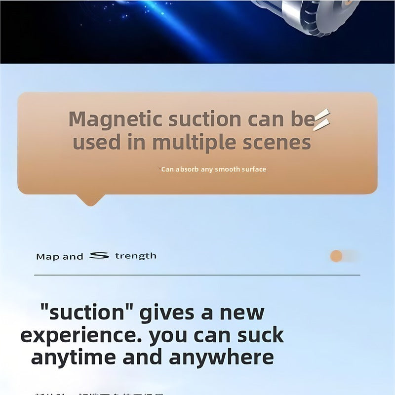 Vacuum Magnetic Bracket -360 Degree Rotation, Multi-scene Application, Easy Adsorption, Car, Home, Office Must-have