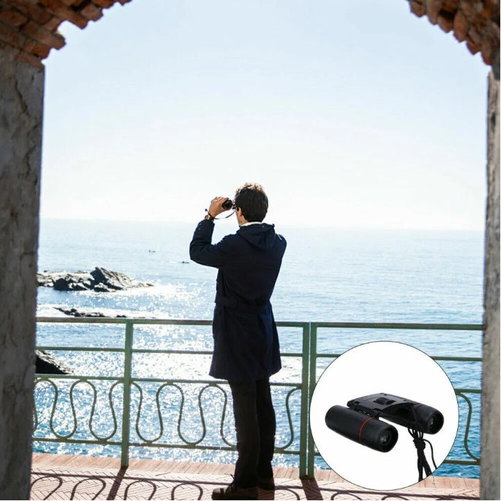 Binoculars 30x60 Zoom Outdoor Travel Compact Folding Telescope Hunting Day Night