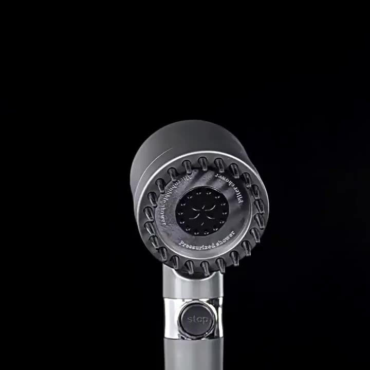 Stainless Steel Fixture - 5 Filter Shower Set, With 3 Adjustable Modes, Stainless Steel Panel And Adapter, Perfect Christmas Gift, Christmas Shower. My Order